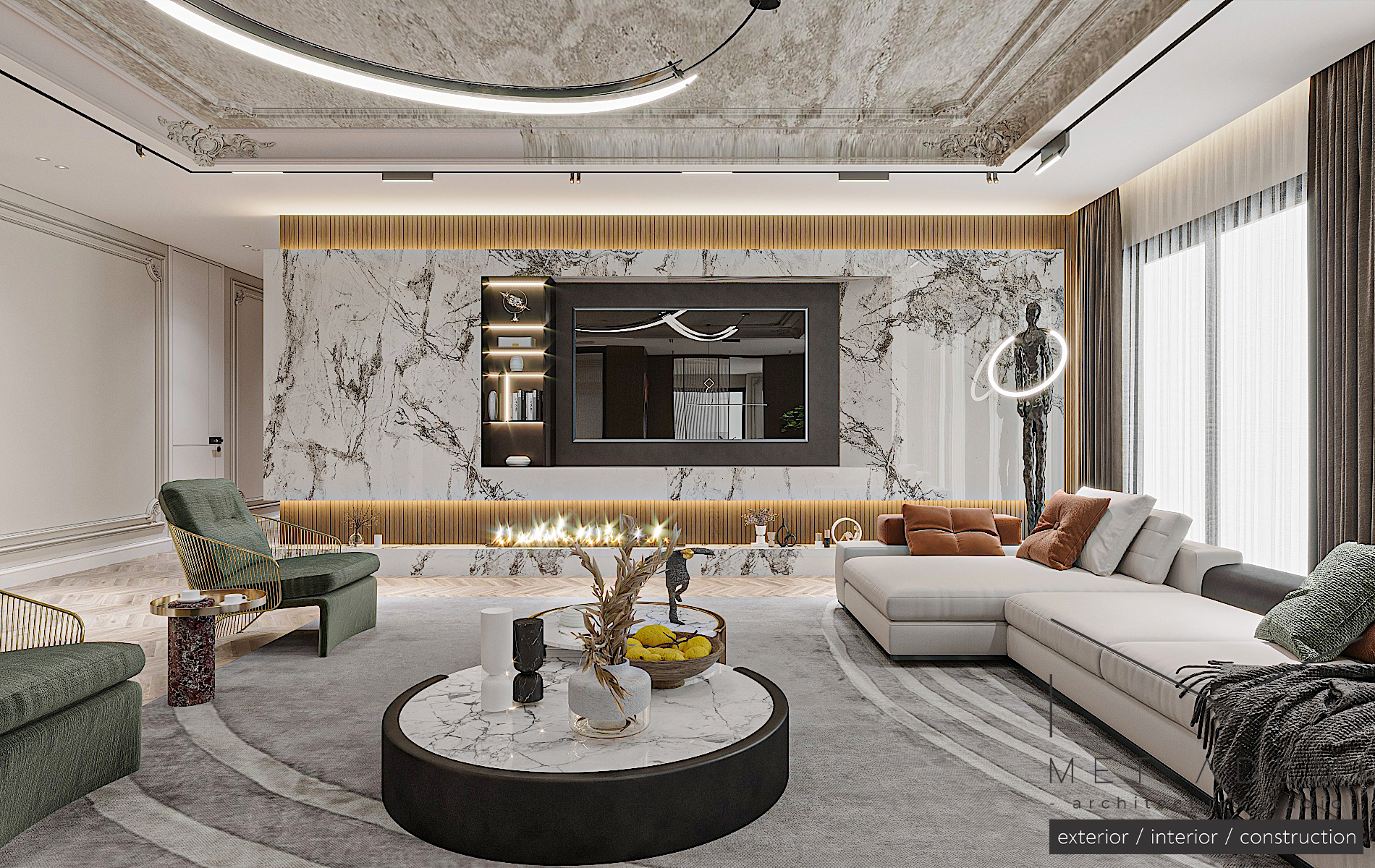 Luxurious and spacious apartment